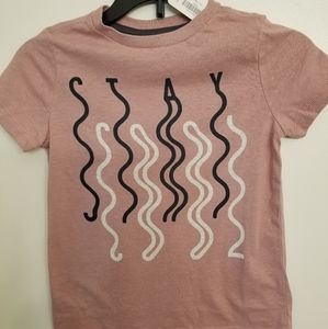 Boys Gymboree T-Shirt 4 (XS) Peach